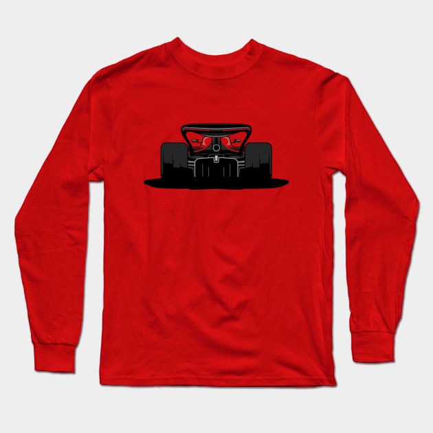 F1 2022 Concept Car Design Long Sleeve T-Shirt by DavidSpeedDesign